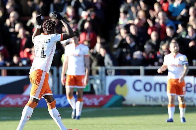 Fleetwood condemned Blackpool to their first ever defeat in the Fylde coast derby