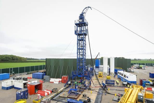 Cuadrilla's fracking site in Little Plumpton, Lancashire