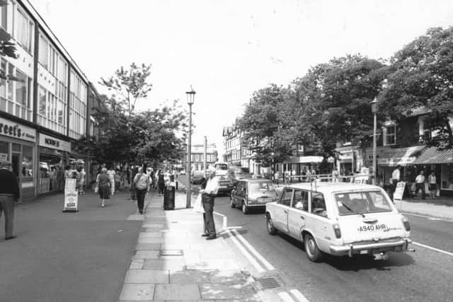 Lytham town centre, pictured in 1990