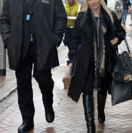 Kristina Rihanoff escorted into the Tower Ballroom in 2014
