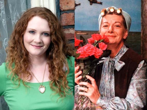 Jennie McAlpine, left, and Jean Alexander who played Hilda Ogden