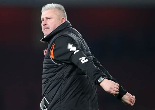 Blackpool manager Terry McPhillips has his eyes on three points after their midweek Arsenal heroics