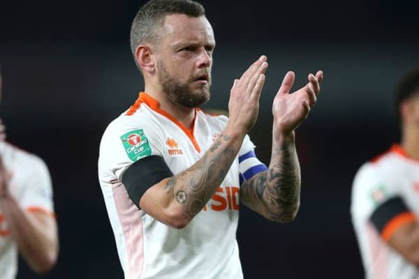 Blackpool captain Jay Spearing is taking confidence from their midweek display at Arsenal