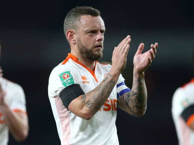 Blackpool captain Jay Spearing is taking confidence from their midweek display at Arsenal