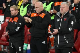Blackpool boss Terry McPhillips and everyone at Bloomfield Road are focusing on league matters after their midweek Arsenal trip