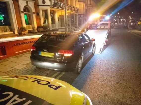 This Audi A3 was caught on Adelaide Street.