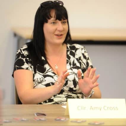 Coun Amy Cross at the launch of new mental health campaign Get Vocal last month
