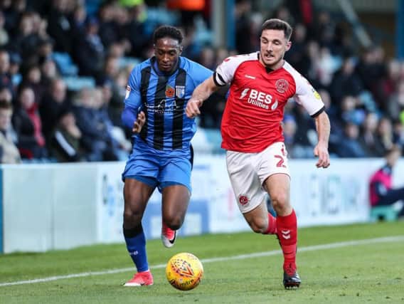 Lewie Coyle earned praise for his performance at Gillingham