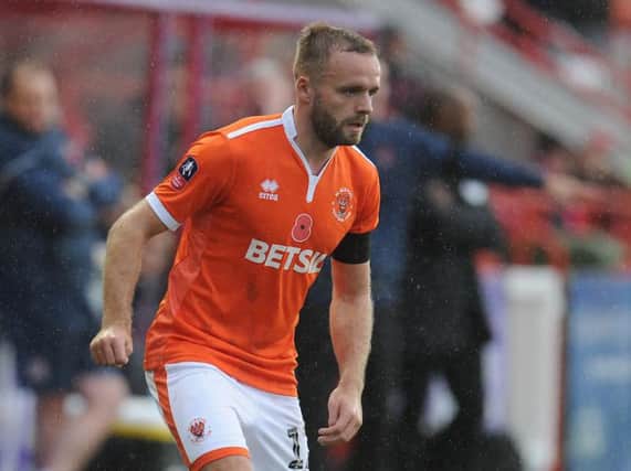 Ryan McLaughlin made just his fourth start of the season for Blackpool at the weekend