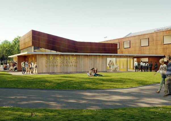Artist's impression of proposed new look for Lowther Pavilion