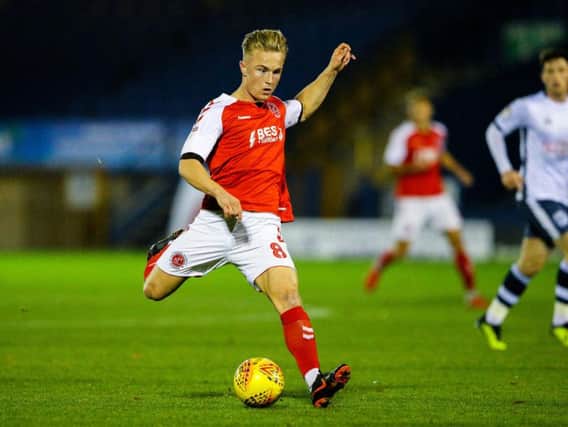 Kyle Dempsey in action at Bury