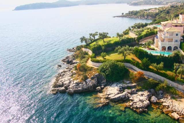 The stunning Villa Aliki.