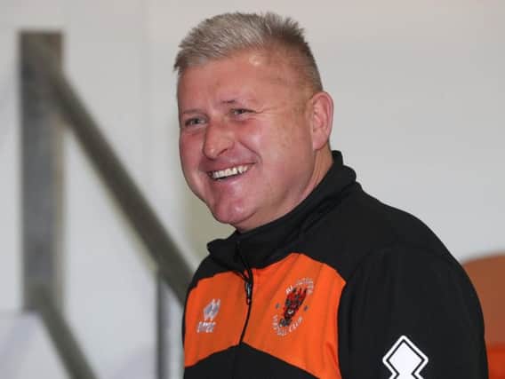 Terry McPhillips is smiling over Blackpool's upturn in form
