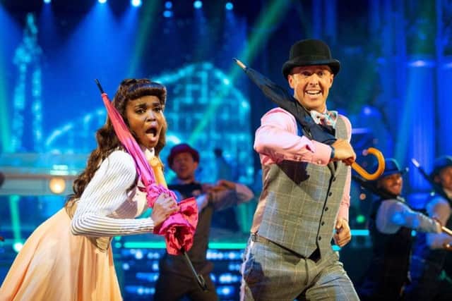 Graeme Swann and Oti Mabuse were in the dance-off