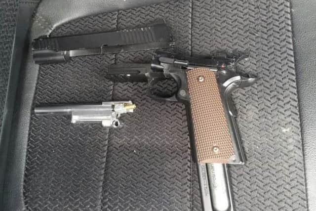 The realistic-looking gun that sparked panic in Cromwell Road, North Shore, in September