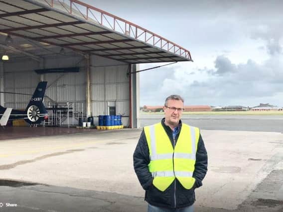 Coun Jason Roberts is concerned about staffing levels at Blackpool Airport which led to a temporary shut down