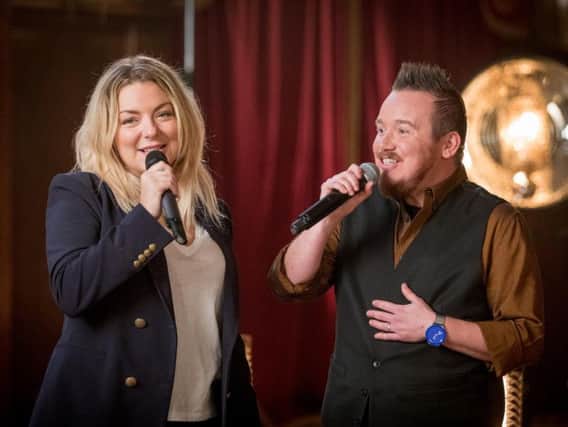 Zac Hackett got to sing with actress and musician Sheridan Smith