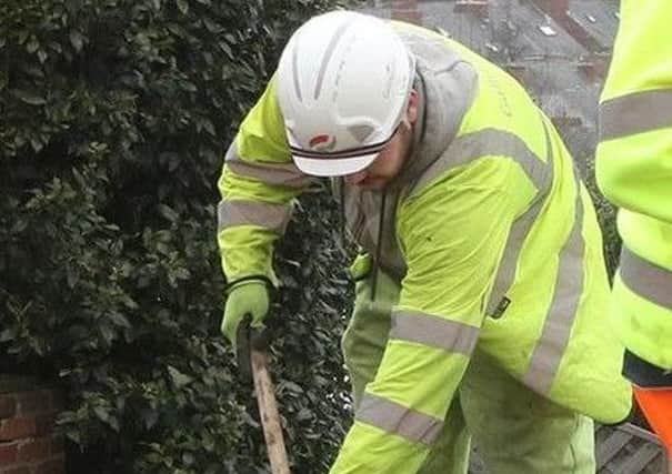 Preparatory work has begun in Fleetwood to demolish 32 homes on the West View estate.