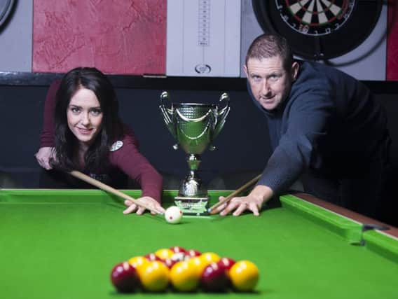 BAPTO pool champions Natalie Madden and Lee Clough