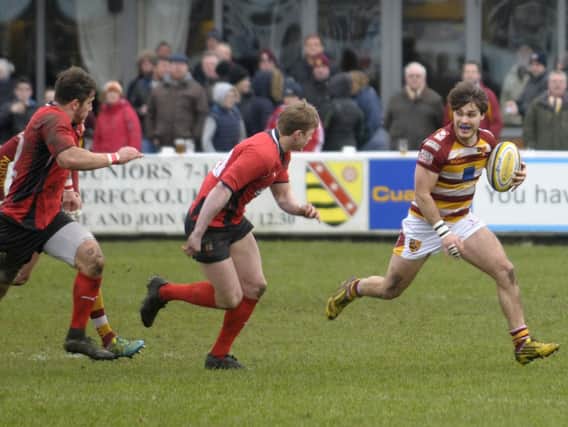 Ralph Dowds scored Fylde's only try at Chester