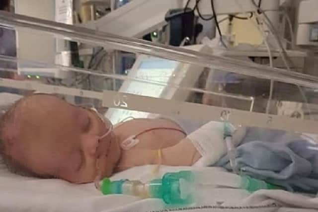 Six-week-old Oscar Nally died from meningitis, leading to his heartbroken mum Georgia Higginbottom to speak out in a bid to raise awareness of the disease's deadly symptoms