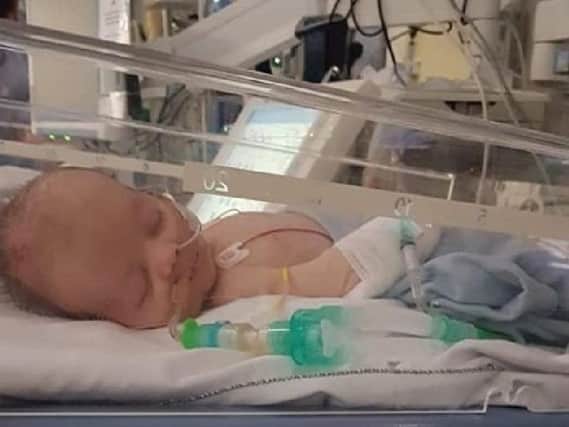 Six-week-old Oscar Nally died from meningitis, leading to his heartbroken mum Georgia Higginbottom to speak out in a bid to raise awareness of the disease's deadly symptoms