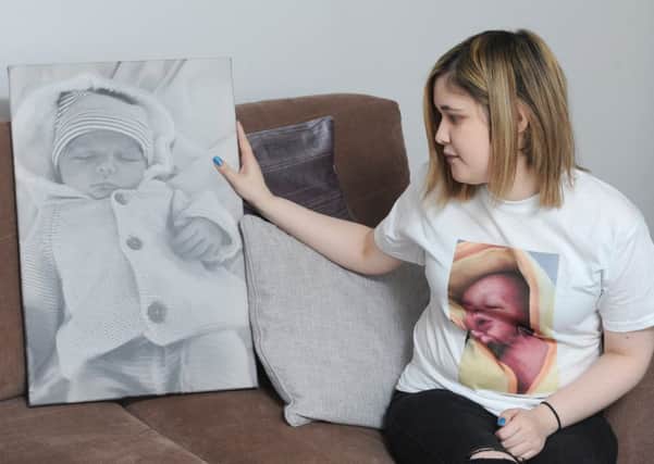 Georgia Higginbottom is raising awareness of meningitis after her six-week-old baby, Oscar Nally, died from the disease.