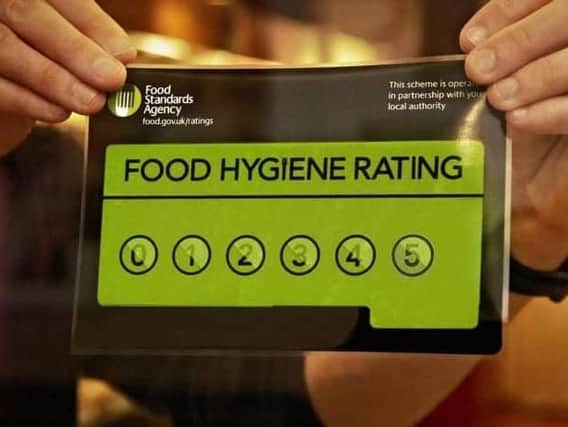 Blackpool restaurant hygiene ratings.