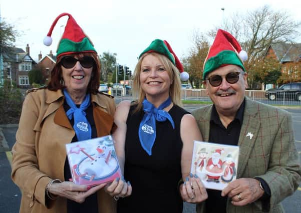 Yvonne and Bobby Ball with Kila Redfern, Head of Blue Skies