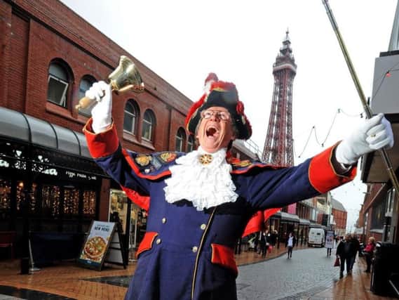 Town crier Barry McQueen launches The Gazette's My Blackpool campaign
