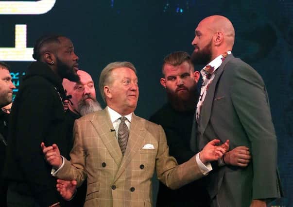 Deontay Wilder and Tyson Fury are ready to face each other in the ring in the early hours of Sunday morning