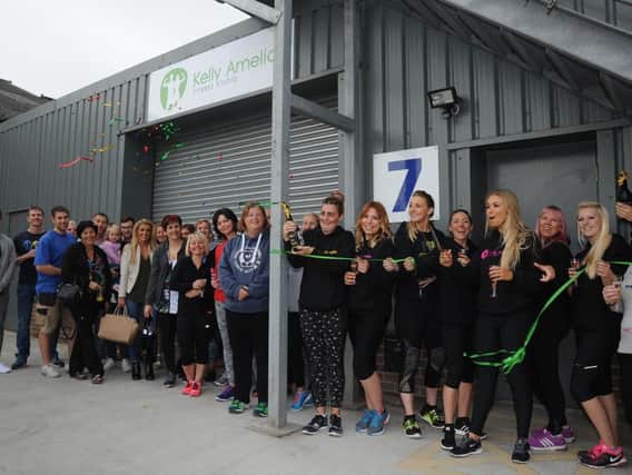 The opening of the gym in 2016