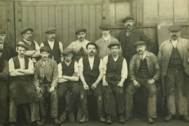 Preesall salt mine workers. Pic courtesy of Lancashire County Councils Museum Service