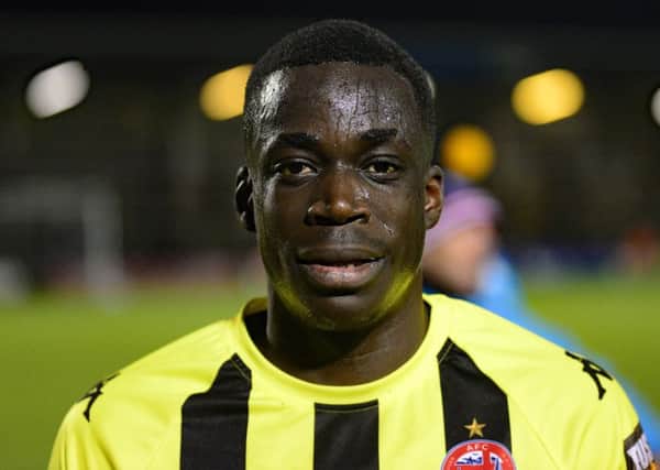 Arthur Gnahoua has hit the ground running with AFC Fylde    Picture: Steve McLellan