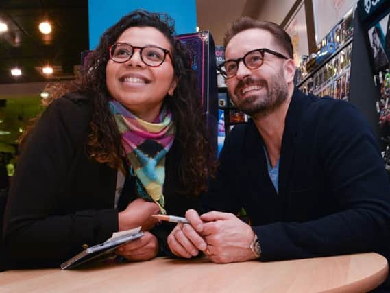 Alfie Boe signed copies of his new album for fans at Blackpool's HMV store