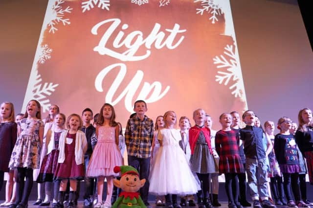 Flakefleet Primary School launched their Christmas song at Blackpool Winter Gardens