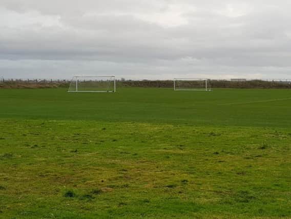 Squires Gate training ground pictured this afternoon