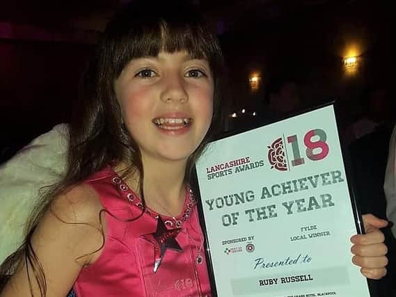 Lancashire Sports Awards winner Ruby Russell