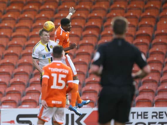Michael Nottingham is desperate to start for Blackpool against his former club
