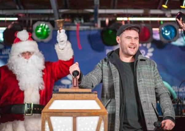 Blackpool Christmas Lights Switch-on Featuring Emmerdale star Danny Miller and other local acts. 01.12.2018