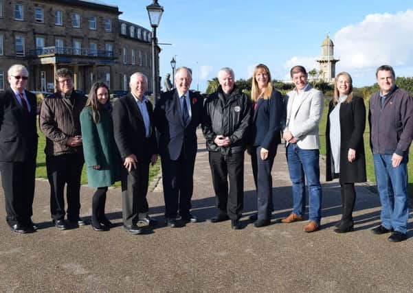 The Fleetwood Trust (left to right): Tom Birch, Canon John Hall, Rebecca Murdoch, Frank Heald, Lord Tom McNally (chair), Canon Alf Hayes, Tracey Bush, Andy Charles, Bev Lucas, David Gore.