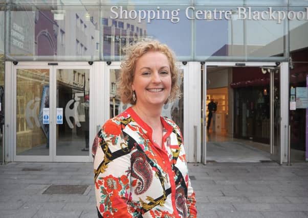 The  manager of Hounds Hill Shopping Centre in Blackpool Debs Lancelott.  PIC BY ROB LOCK
3-5-2012