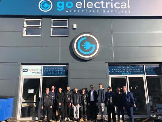 Blackpool and The Fylde college students will be doing work placements with Go Electrical to help their studies
