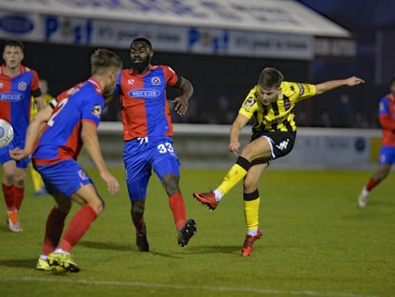 Nick Haughton is playing well but is yet to find his shooting boots at AFC Fylde
