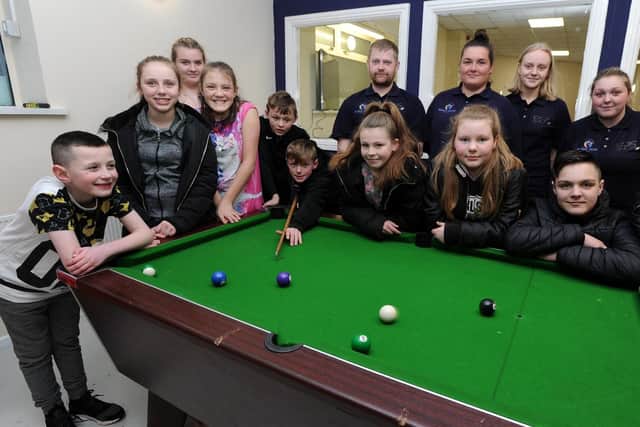 Youngsters at the opening of the Magic Club in Blackpool