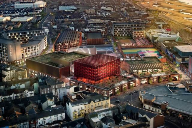 An artist's impressions of plans for the Blackpool Central site