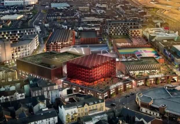 An artist's impressions of plans for the Blackpool Central site