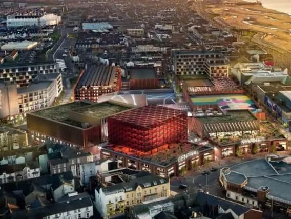 An artist's impressions of plans for the Blackpool Central site