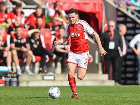 Leeds United Lewie Coyle is on loan at Fleetwood until January.