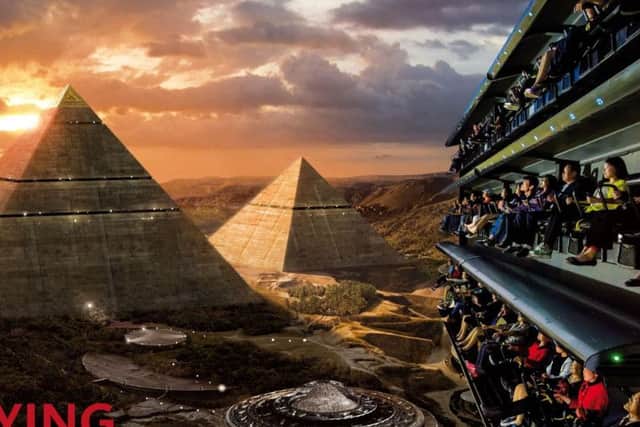 How the "flying theatre" might look at Blackpool Central